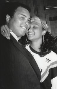 Muhammad Ali and daughter, Miyah, 1988, NY.jpg